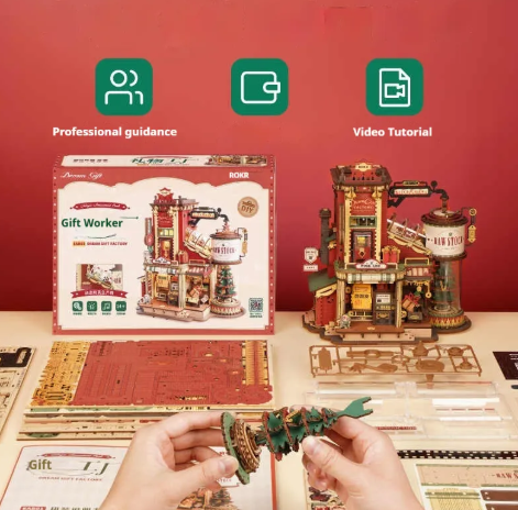 The Luddles Mechanical 3D Assembly Puzzle
