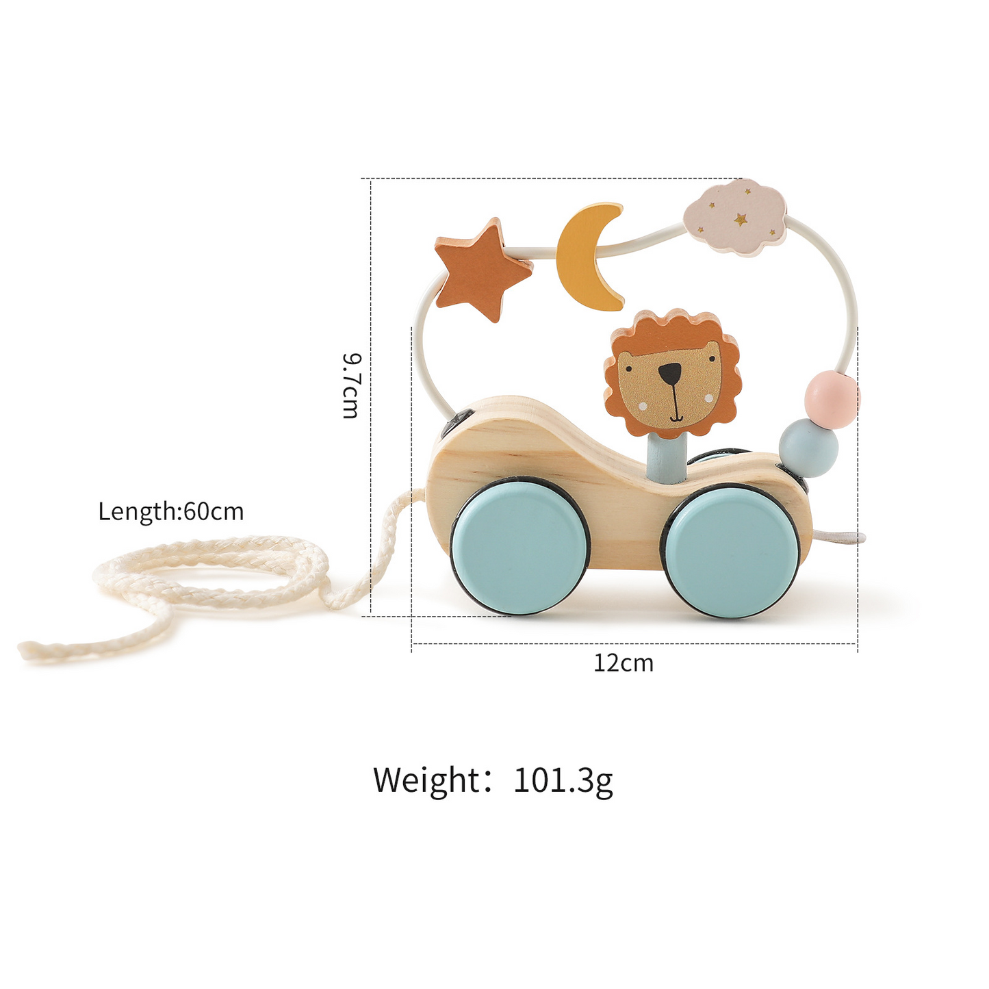 The Luddles First Puzzle Set — Wooden Shapes