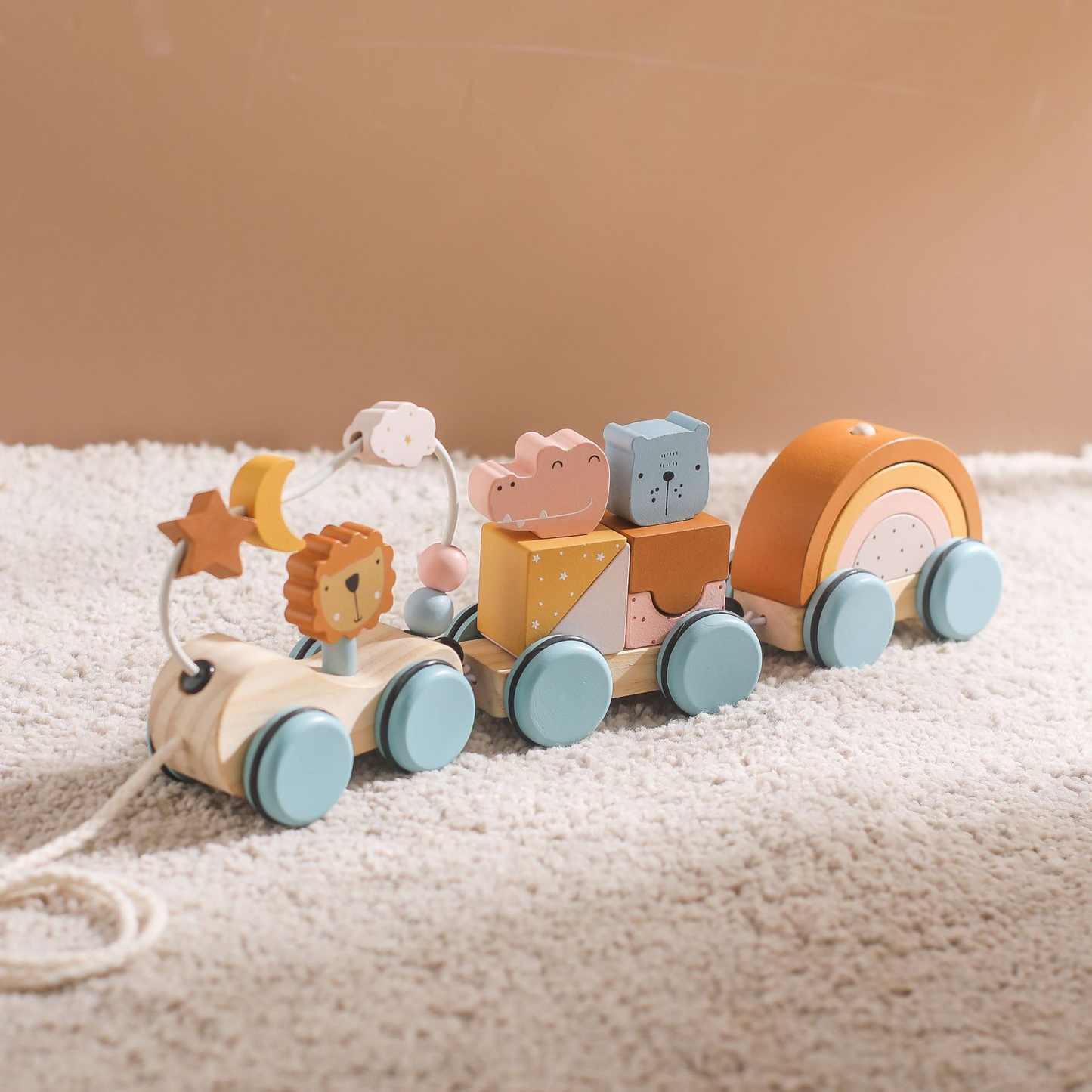 The Luddles First Puzzle Set — Wooden Shapes