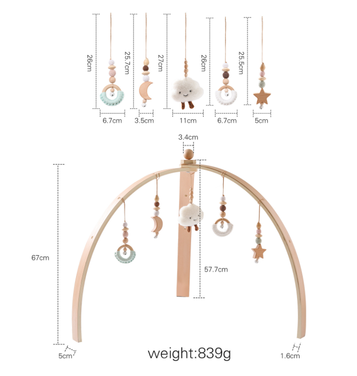 The Luddles Baby Gym — Natural Beechwood