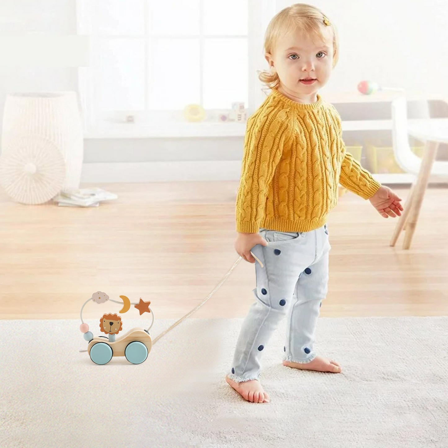 The Luddles First Puzzle Set — Wooden Shapes