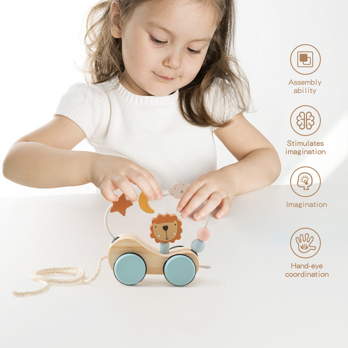 The Luddles First Puzzle Set — Wooden Shapes
