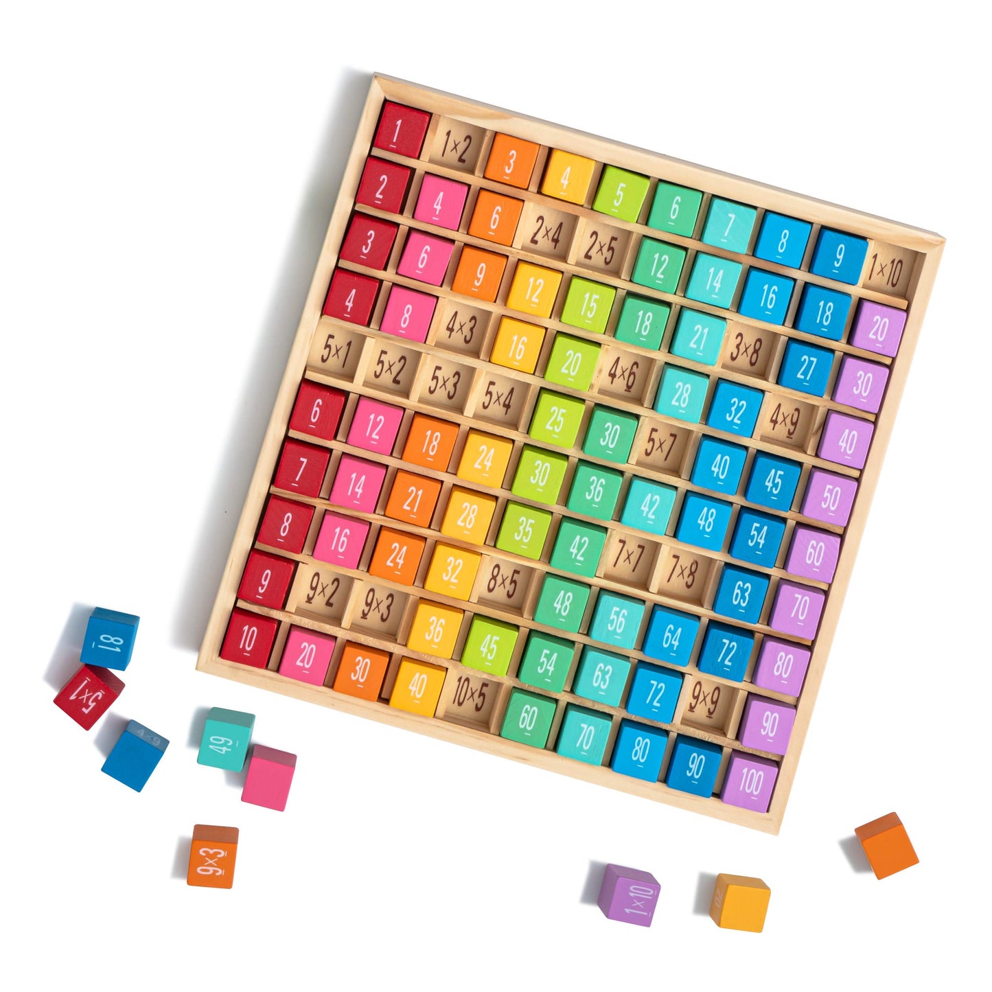 The Luddles Wooden Multiplication Board