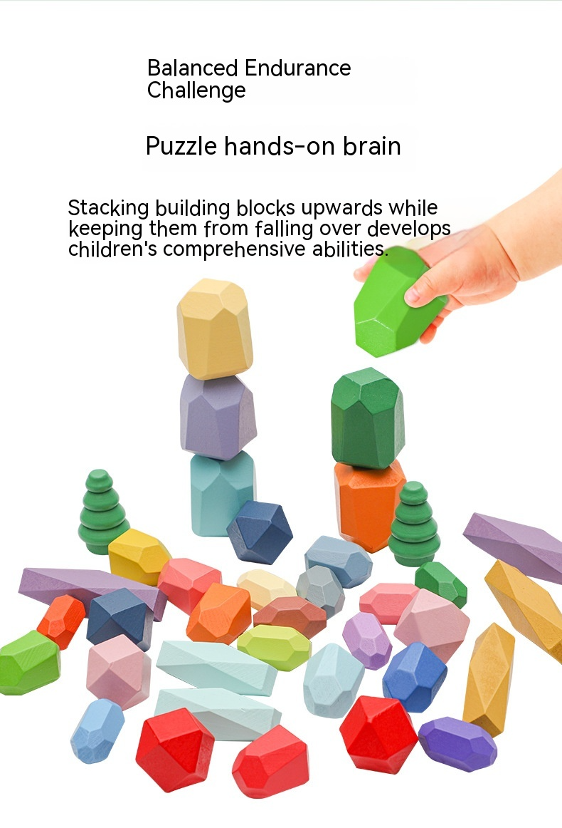 The Luddles Montessori Stacking Stones