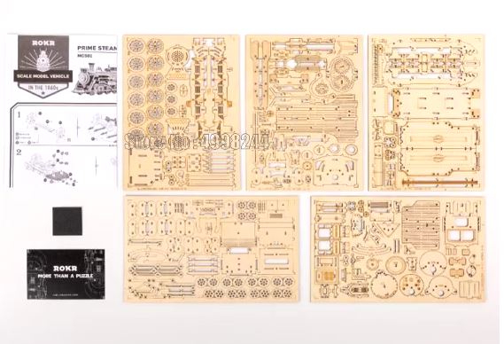 The Luddles Steam Train 3D Mechanical Puzzle