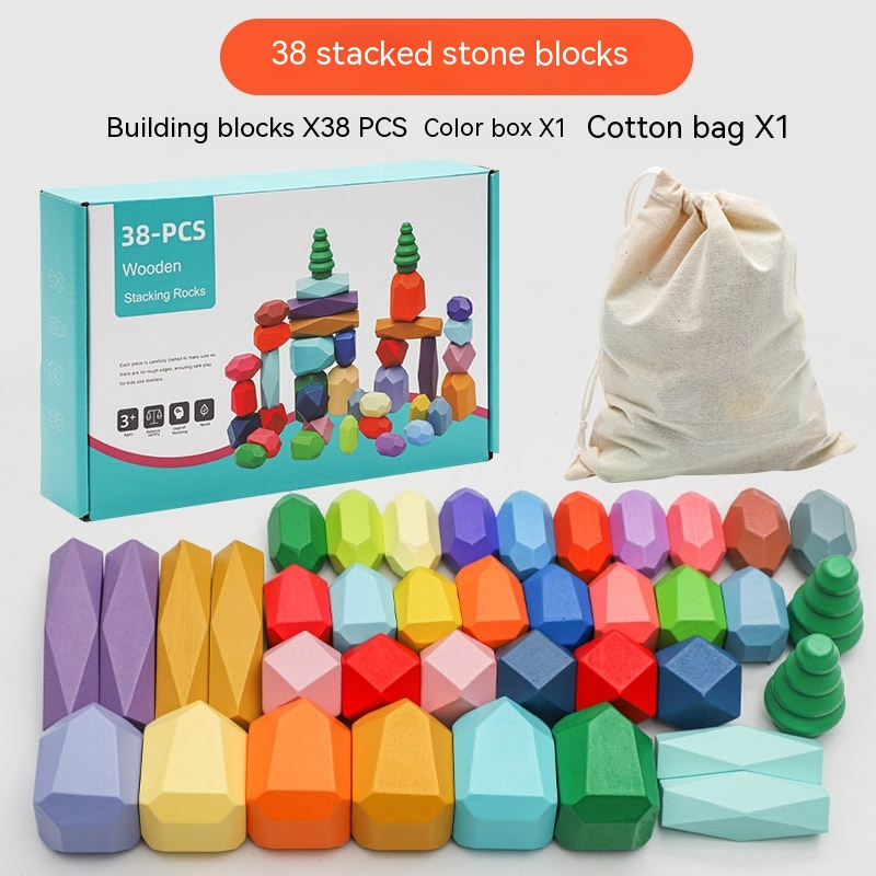 The Luddles Montessori Stacking Stones