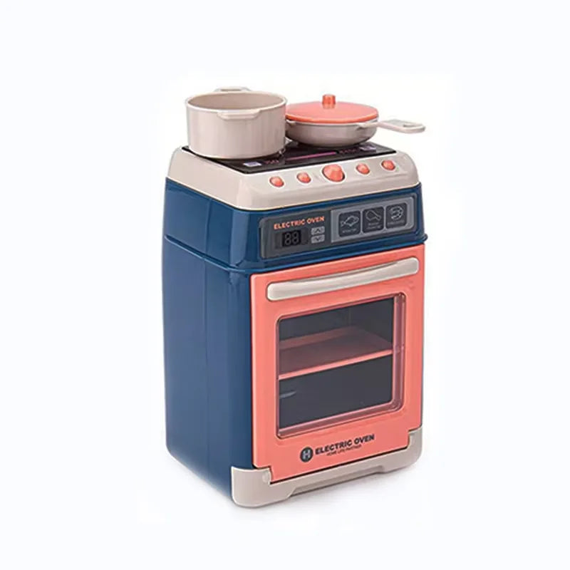 Mini Kitchen Appliances Play Set – Pretend Coffee Maker, Blender, Mixer & Toaster