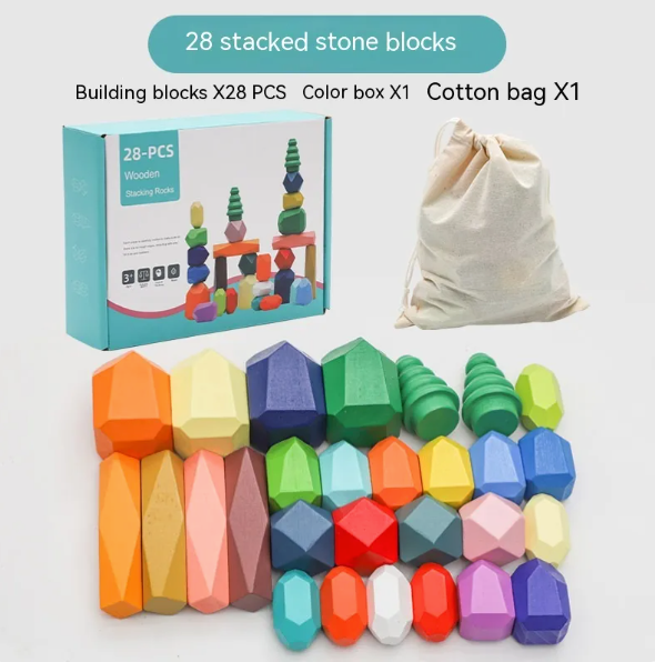 The Luddles Montessori Stacking Stones
