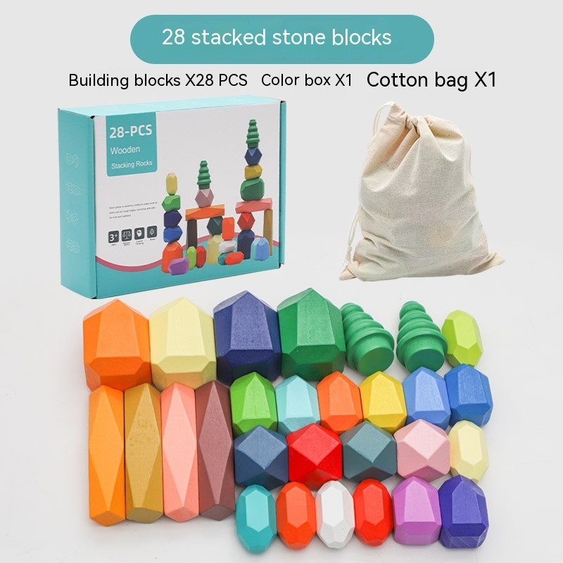 The Luddles Montessori Stacking Stones