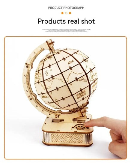 The Luddles Earth Globe 3D Wooden Puzzle