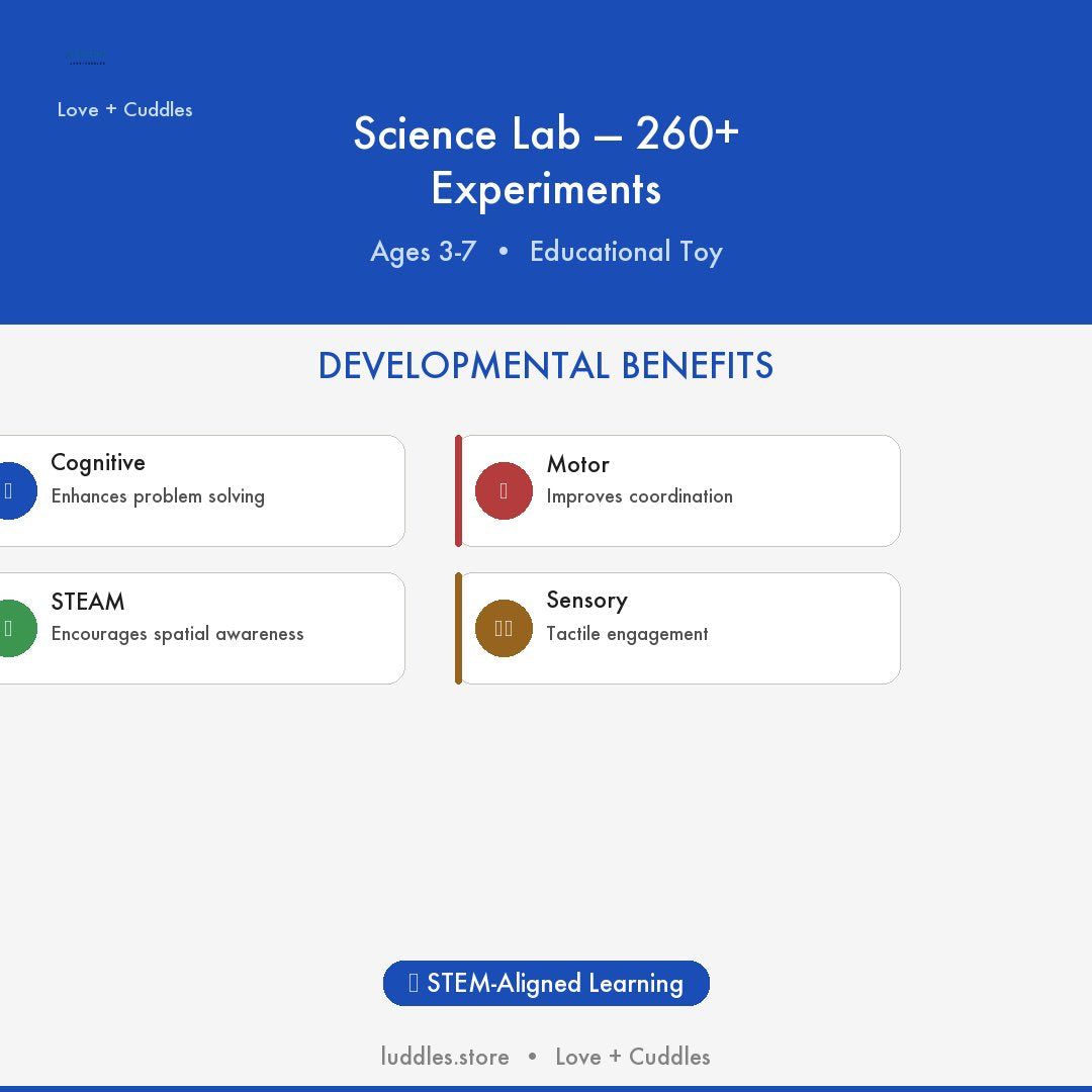 The Luddles Science Lab — 260+ Experiments