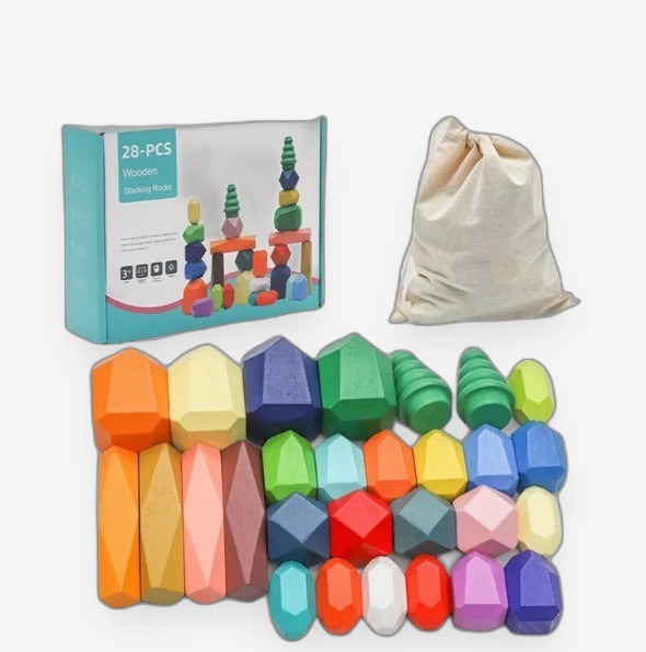 The Luddles Montessori Stacking Stones
