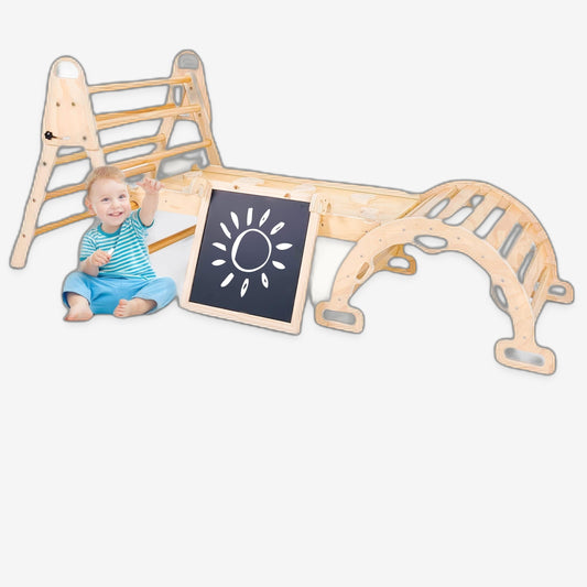 The Luddles 8-in-1 Pikler Triangle — Deluxe Edition