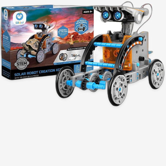 The Luddles STEM Solar Robot — 12-in-1 Builder Kit