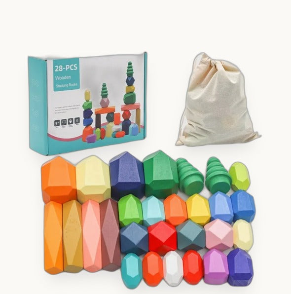 The Luddles Montessori Stacking Stones