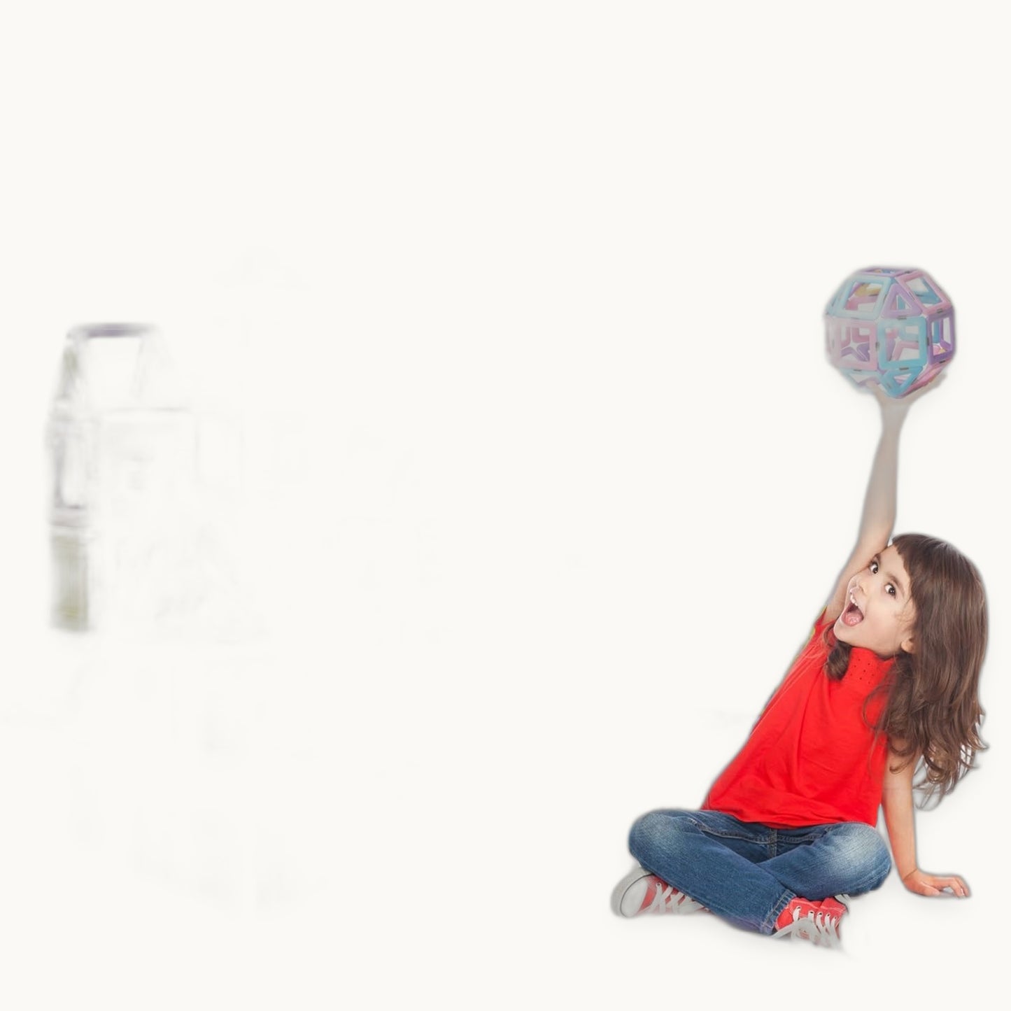 The Luddles Magnetic Tiles — 48-Piece Set