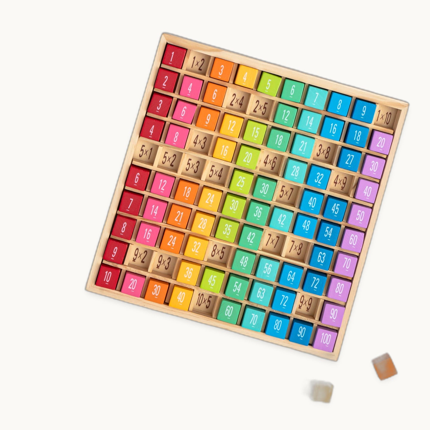 The Luddles Wooden Multiplication Board