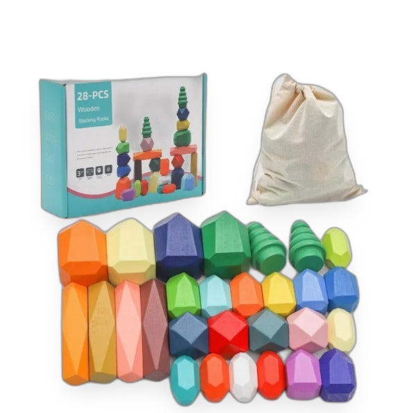 The Luddles Montessori Stacking Stones