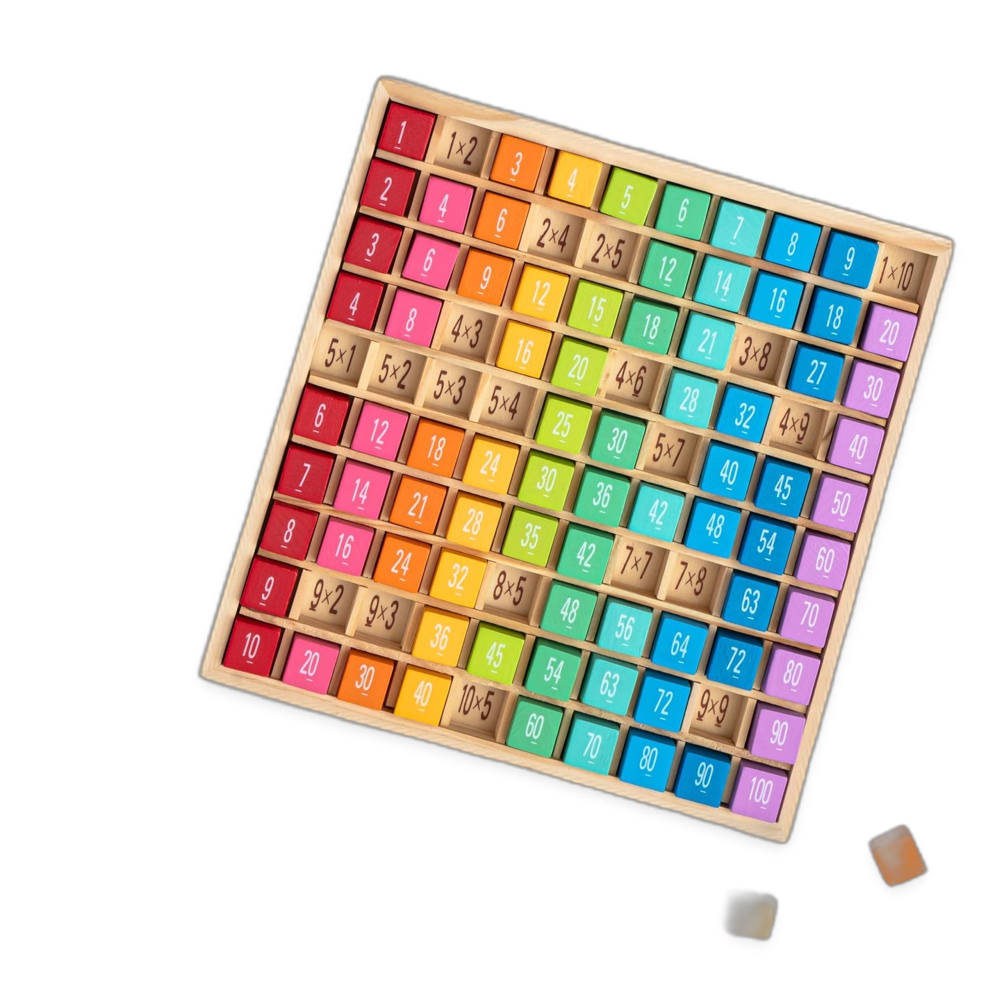The Luddles Wooden Multiplication Board