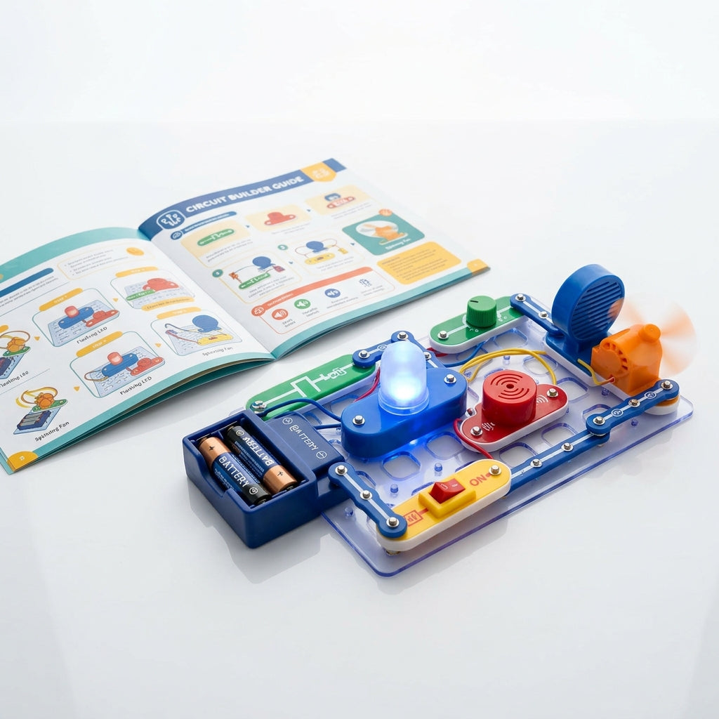 Circuit Builder Starter Kit — 40 snap components with guide